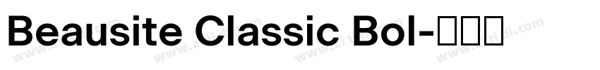 Beausite Classic Bol字体转换